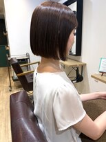 エミス バイ メルト 吉祥寺(emis by melt)&nbsp;【吉田】切りっぱなしボブ暖色吉祥寺ブリーチなしダブルカラー