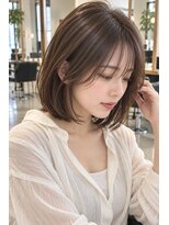 FRAMES 南浦和店【11月6日OPEN（予定）】&nbsp;ミディアムレイヤー髪型20代30代40代前髪あり前髪なし丸顔南浦和
