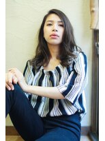 トヌコア ルア 下北沢店(TONUKOA RUA)&nbsp;【tonukoaRua】セミウェットでまとめるグレージュウェーブ