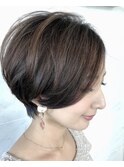 30代、40代大人ショートボブ