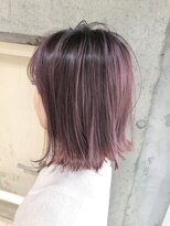 サロンドミルク 原宿(salon de MiLK)&nbsp;エアリーピンクのボブカット