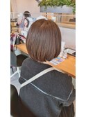 ナチュラルベージュボブ