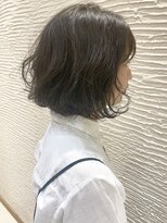 モリオ フロム ロンドン サッポロファクトリー店(morio FROM LONDON)&nbsp;【morio】札幌ボブ　くせ毛風黒髪ゆるふわボブ