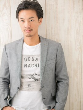 モッズヘアメン 札幌月寒店(mod's hair men) ≪mod's men≫大人ブルーグレージュ☆アップバングショートb