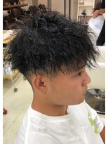 ロンドガルマン 名古屋(Lond GULLMAN)&nbsp;Ryu指名チリチリすぎずツンツン過ぎないツイストパーマ