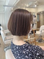 ネオリーブ チロル 横浜西口店(Neolive CiroL.)&nbsp;大人ボブ 丸みボブ 縮毛矯正 美髪ストレート