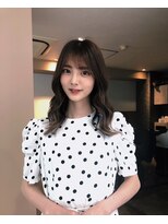 パルフェ ヘアー バイ オーク 九大学研都市(parfait hair byOAK)&nbsp;シースルバングとヨシンモリでモテかわくすみカラー