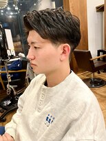 アイリーヘアデザイン(IRIE HAIR DESIGN) 【IRIE HAIR赤坂】アップバング×センターパート×ツーブロック