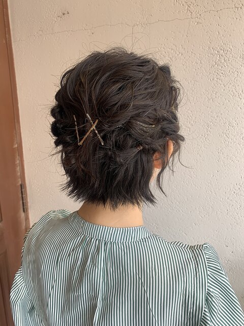 ショートヘアアレンジ