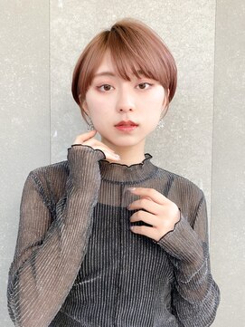 ロンド レグリーズ 立川(Lond leglise) ショート×顔周り×前髪×シルキーベージュ×グレージュカラー