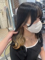 ヘアーアンドメイク ビス(HAIR&MAKE bis)&nbsp;一回ブリーチでできるインナーカラー【加藤沙久楽】