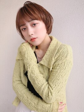 ブゾン(buZon) 【buZon ブゾン】マッシュショート×ハニーベージュカラー