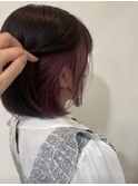 インナーカラー☆ピンクバイオレット