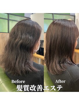 ヘアープレゴ(hair Prego) Pregoオリジナル髪質改善エステBefore＆After