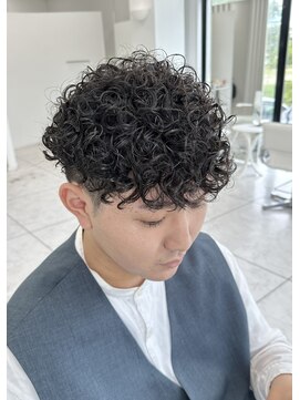 エース 岡崎店(Ace) プードルパーマ　メンズマッシュ　ツーブロック　岡崎