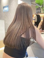 サンクプロジェクト(cinq PROJECT) ミルクティーベージュダブルカラー暗めブラウン透明感韓国風