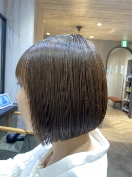 ノアランス 池袋(noah rance) 丸みのあるぱつっと前下がりボブ　10代20代30代