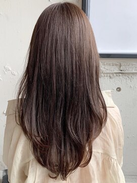 アグノス 青山(Agnos) 艶感シアーカラー美髪結べるボブ姫カットセミディ#272e0513