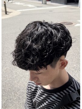 ノイセル 西本町(Noisyle) スッキリメンズマッシュシャドウパーマ