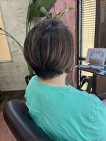 ロッソバイアルター 鎌取(ROSSO by aL-ter)&nbsp;【デザインカラー/レイヤーカット/ウェットヘア】中山実