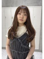 ピノ(pino.)&nbsp;ブラウンカラーレイヤーカット顔まわりカット前髪