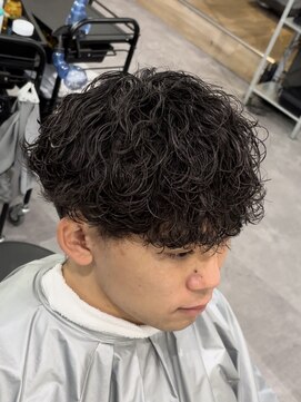 ビカムメンズヘアー 栄店(become men's hair) 王道波巻きマッシュ