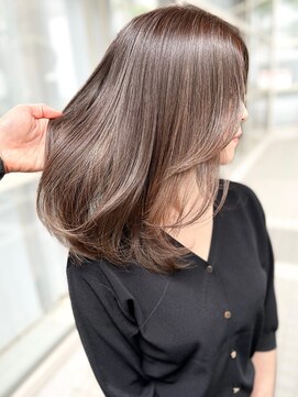 ゴカン バイ ジル ブラン 名古屋(Gokan by JIL BLAN) ハイライトバレイヤージュダブルカラーショートカット30代40代