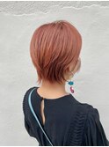 ダブルカラー×ウルフショート