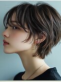 ゆるふわショートレイヤー