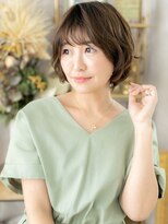 カバーヘア ブリス 志木南口駅前店(COVER HAIR bliss)&nbsp;ウルフパーマひし形ふわふわフェザーショートa浦和20代30代40代