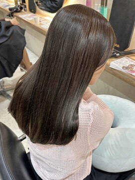 ヒビヲ(HIBIO) ブラウンカラーミルクティーベージュブリーチなしダブルカラー