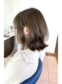 似合わせカットオリーブカラー