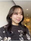 韓国スタイル×ウェーブヘア