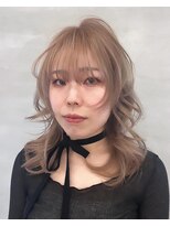 ナル(nalu.)&nbsp;ピンクベージュ/ハイトーン/ブリーチカラー