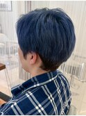 メンズ おしゃれな大人のブルーカラー ネイビーブルー