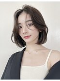 #小顔#外ハネボブ#ミディアム#美髪#イメチェン