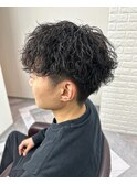 波巻きスパイラルスペインカール