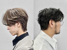 ソソ(soso)の雰囲気（メンズニュアンスパーマ♪【横浜/ミルクティーカラー】）
