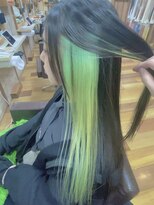 イエローコーン 金沢文庫店(YELLOW CORN) イヤリングカラー/インナーカラー/ケアブリーチ/ダブルカラー