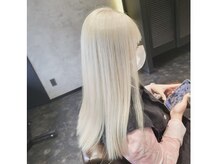 憧れのアイドルのように☆ハイトーンヘアー☆に♪