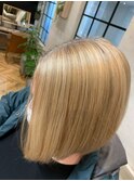 【廣田真弓】ナチュラルブロンドヘア