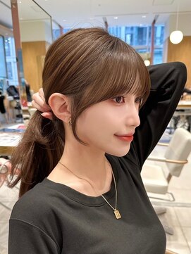 アマトウキョウスマートサロン(AMA TOKYO×Smart Salon) トレンド韓国ヘア/くびれ巻き/レイヤーカット