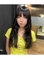 ボアップ 難波店(boappu)&nbsp;#レイヤーカット#カット#暗髪#プルエクステ