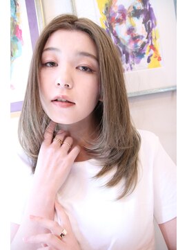 ブーケ(BOUQUET) 美肌見せカラー&丸顔カバーもたっぷりレイヤーの今っぽ髪質改善