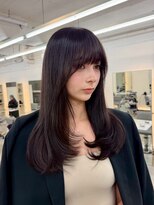 ヒュー 広島(HEW)&nbsp;色気レイヤーカットダークグレージュ20代30代大人かわいい
