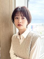 アフロート ルヴア(AFLOAT RUVUA)&nbsp;「岩田莉奈」ハイライトで白髪ぼかし★くびれショートボブ　新宿