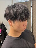アイロンでつくるツイスパ風マッシュ