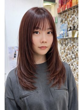 ネオリーブ チロル 横浜西口店(Neolive CiroL.) 似合わせカット/ミディアムレイヤーカット/暖色系カラー【横浜】