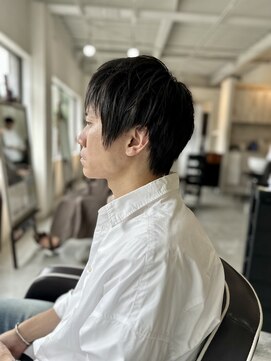 メンズカット バイ ソイクフ(メンズカット by SOY-KUFU) 20代30代40代◎シースルーウルフ無造作マッシュ