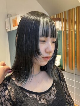 ラランジェ 緑井店(LARANJE) ウルフレイヤー×フェイスフレーミング